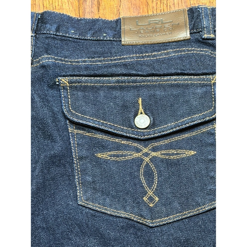 Lauren Ralph Lauren Classic Bootcut Jeans Dark Wash Indigo Blue Denim Size 10